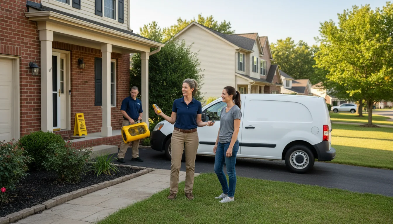 Residential water damage restoration in Decatur, NE